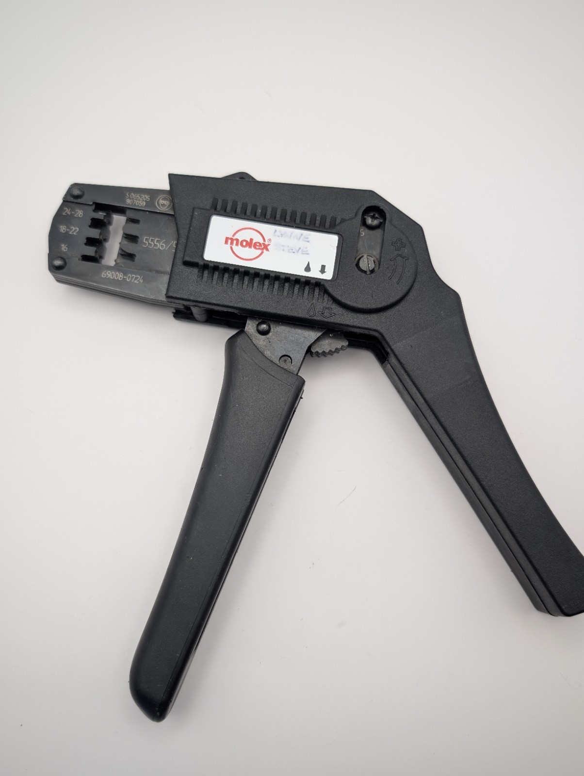 Molex precision ratcheting crimp tool